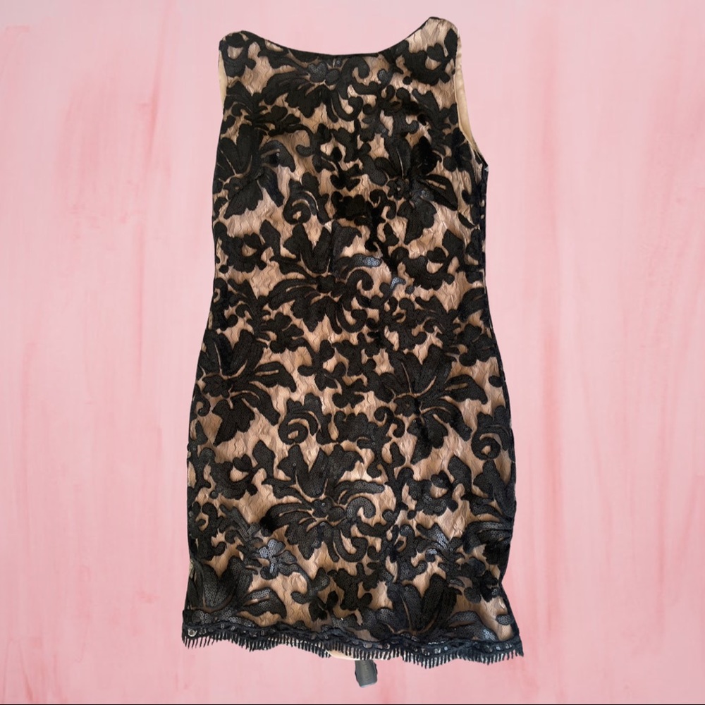 Never been worn Dress The Population black sequined dress